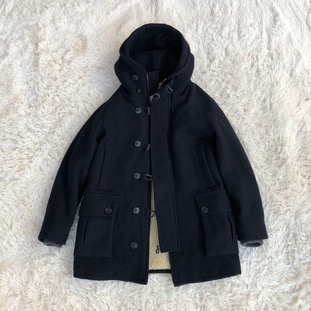 EELイール　AORORAMANCOATオーロラマンコートネイビーMウール