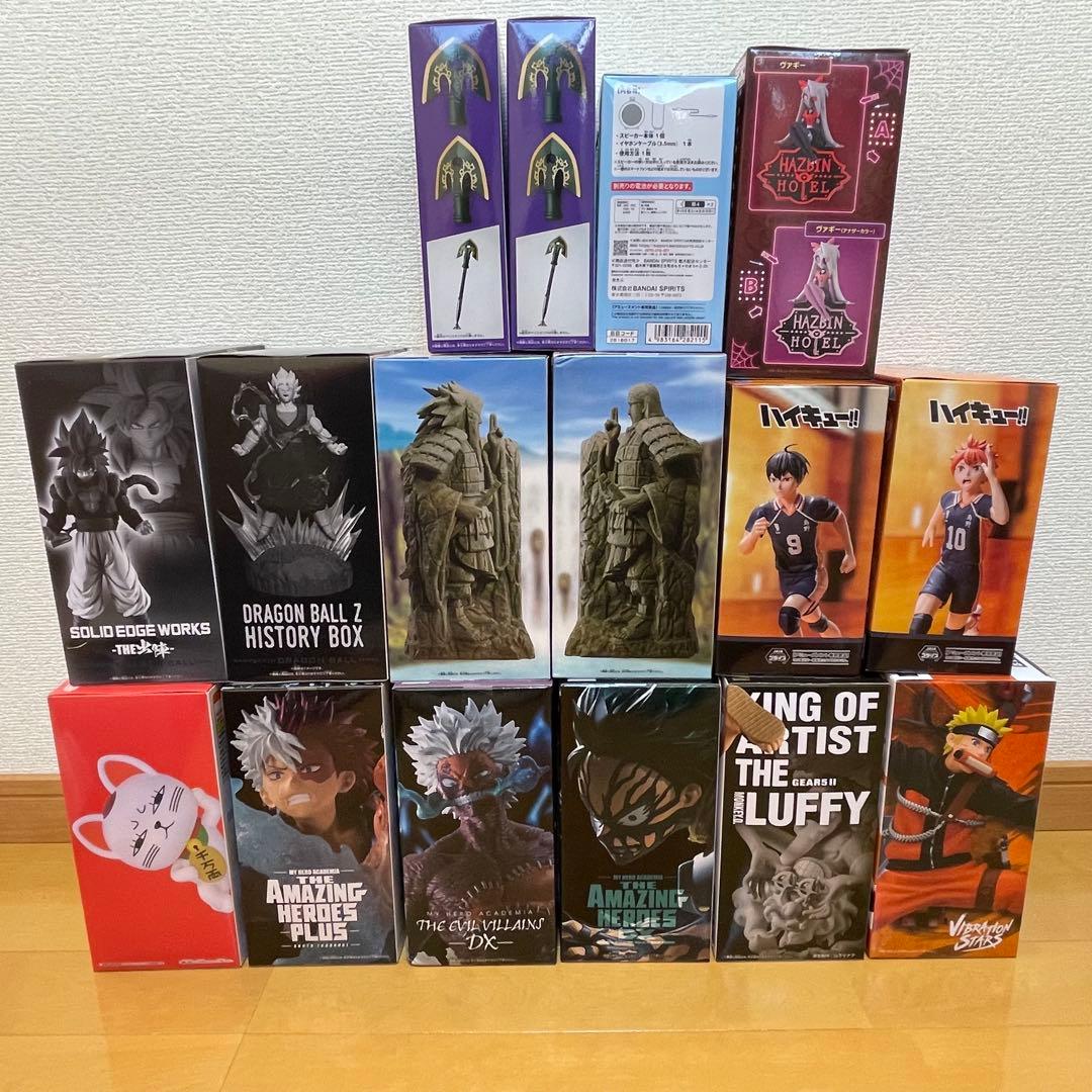 【新品未開封】プライズフィギュア　まとめ売り　28個　NARUTO 鬼滅の刃