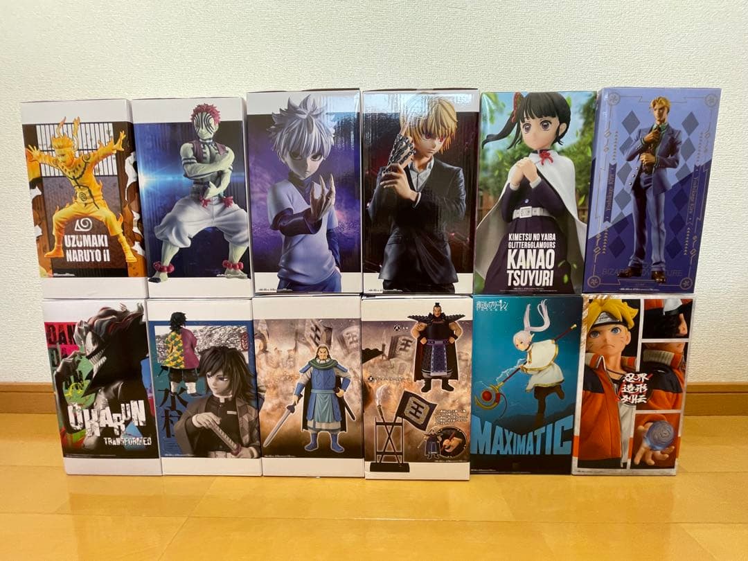 【新品未開封】プライズフィギュア　まとめ売り　28個　NARUTO 鬼滅の刃