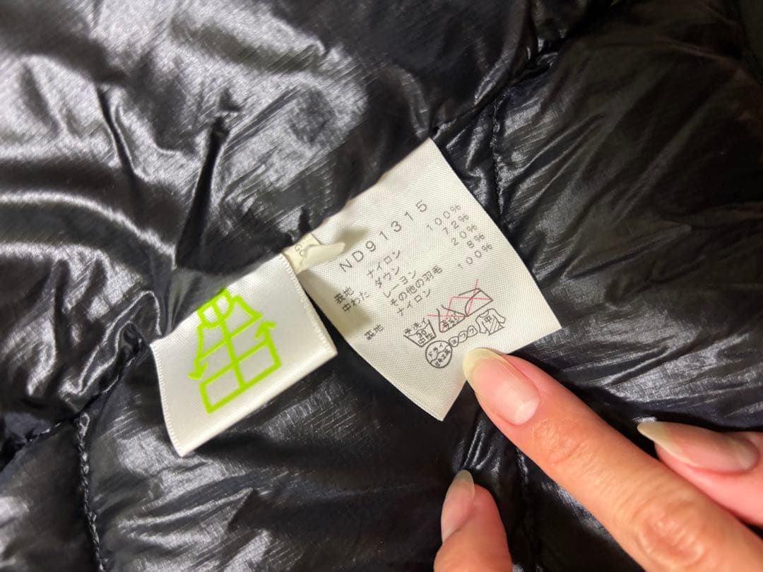 THE NORTH フェイス ダウンベスト M ブラック