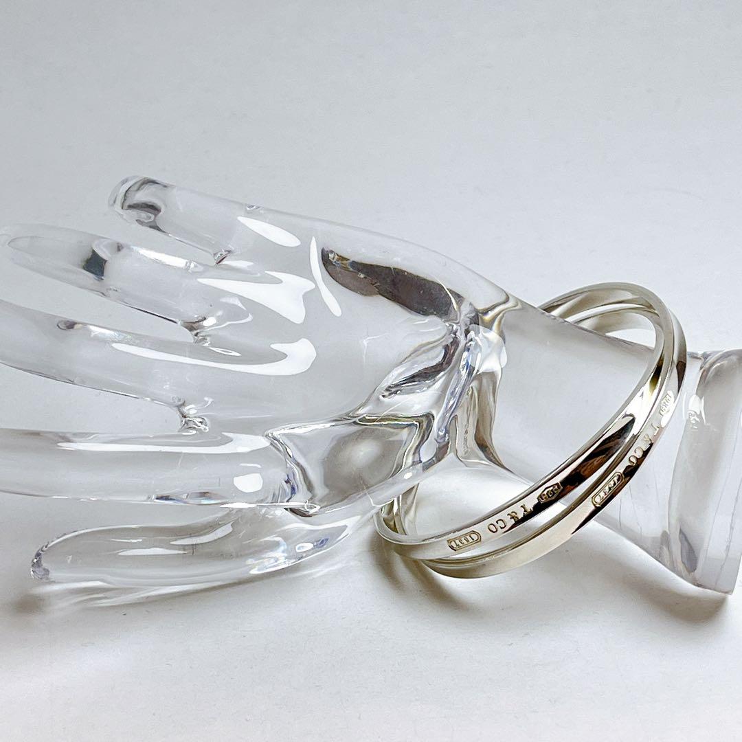 ティファニー　1837 インターロッキング　ダブルサークル　バングル　925