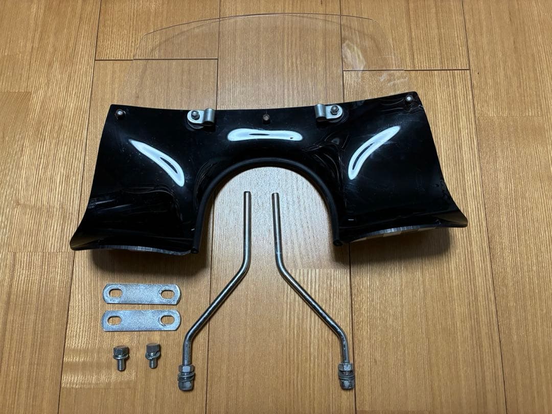 ベスパ vespa 50 100 風防(チェッカー ウィンドシールド付き)