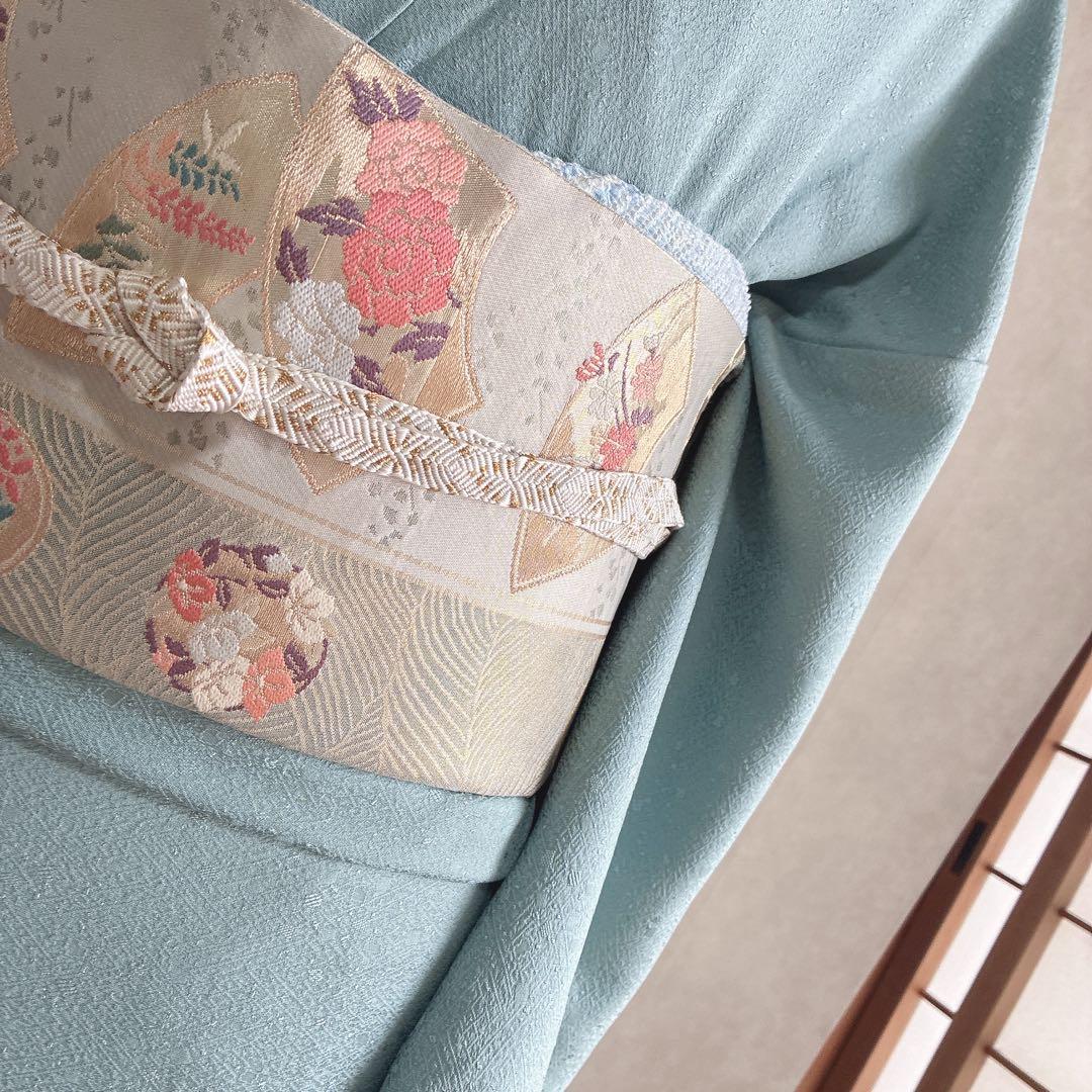 色無地　フルセット　着物　トールサイズ　正絹　やまと誂製　卒業式　入学式　G3