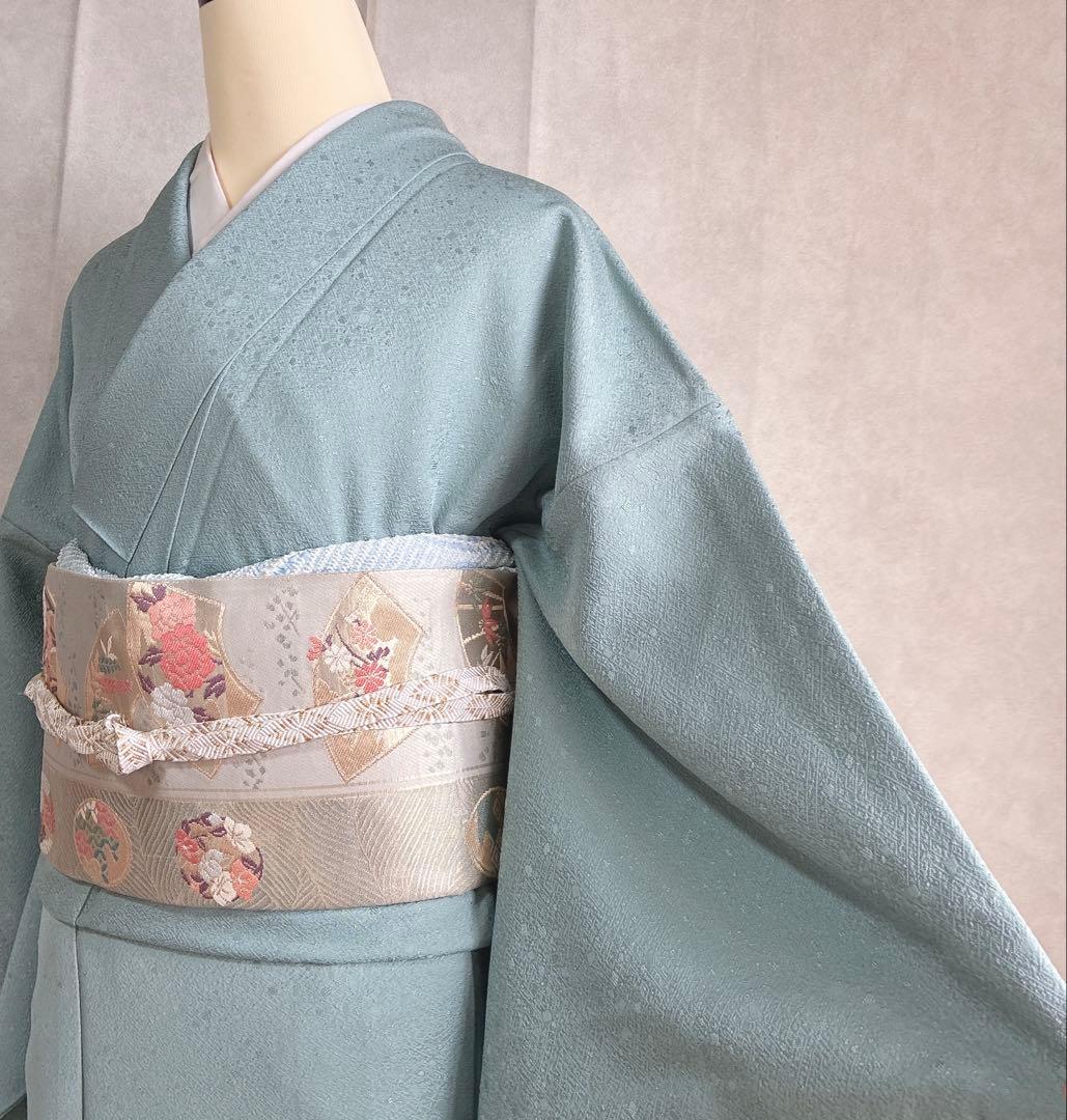 色無地　フルセット　着物　トールサイズ　正絹　やまと誂製　卒業式　入学式　G3