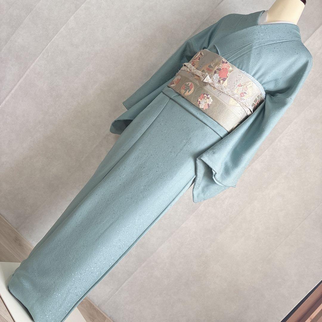 色無地　フルセット　着物　トールサイズ　正絹　やまと誂製　卒業式　入学式　G3