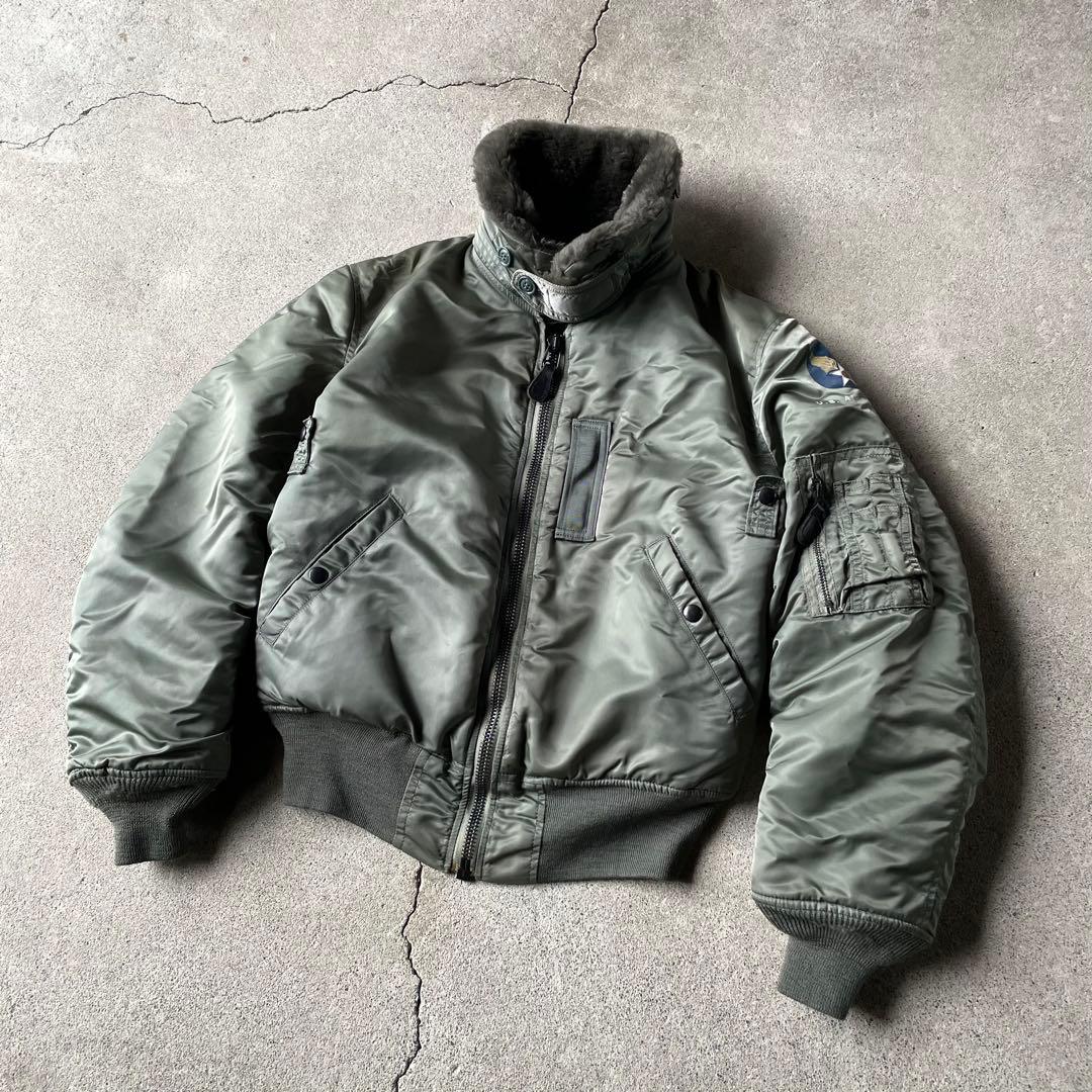 USA製 アルファ B-15D フライトジャケット 50s 復刻 36