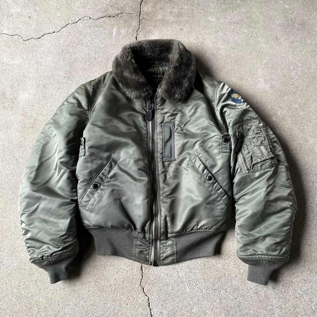 USA製 アルファ B-15D フライトジャケット 50s 復刻 36