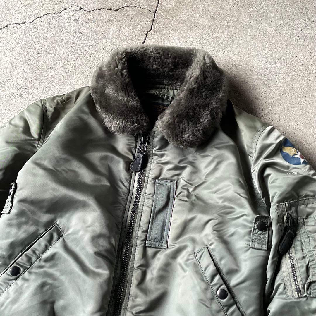 USA製 アルファ B-15D フライトジャケット 50s 復刻 36