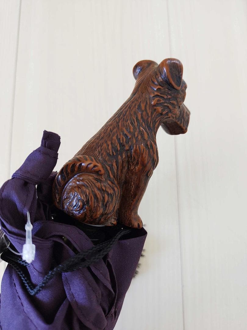 新：Guy de jean 折畳み傘 雨/日兼用：スコッティ（ベージュフォンセ）