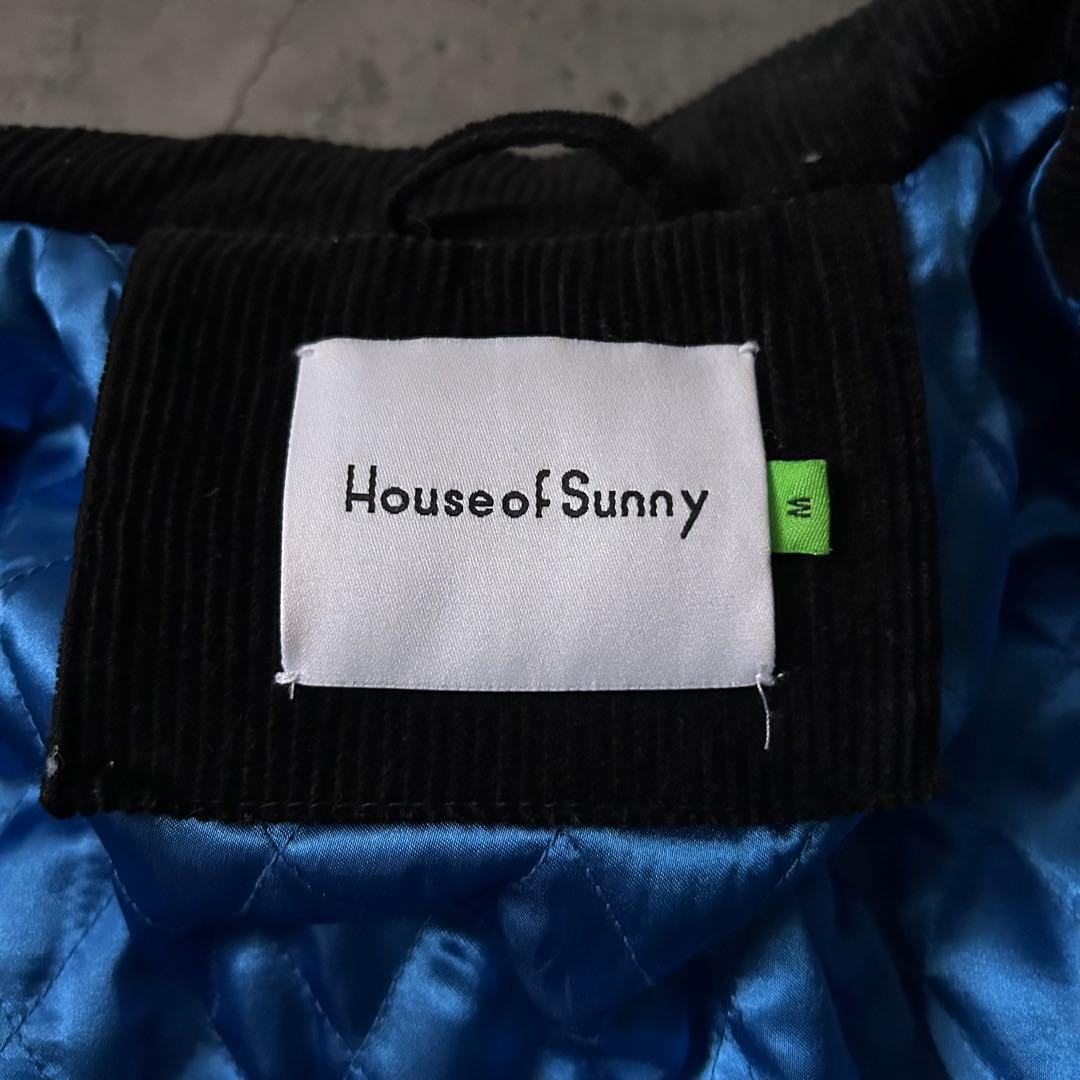 極美品 house of sunny 切り替え フェイクレザー スタジャン 黒