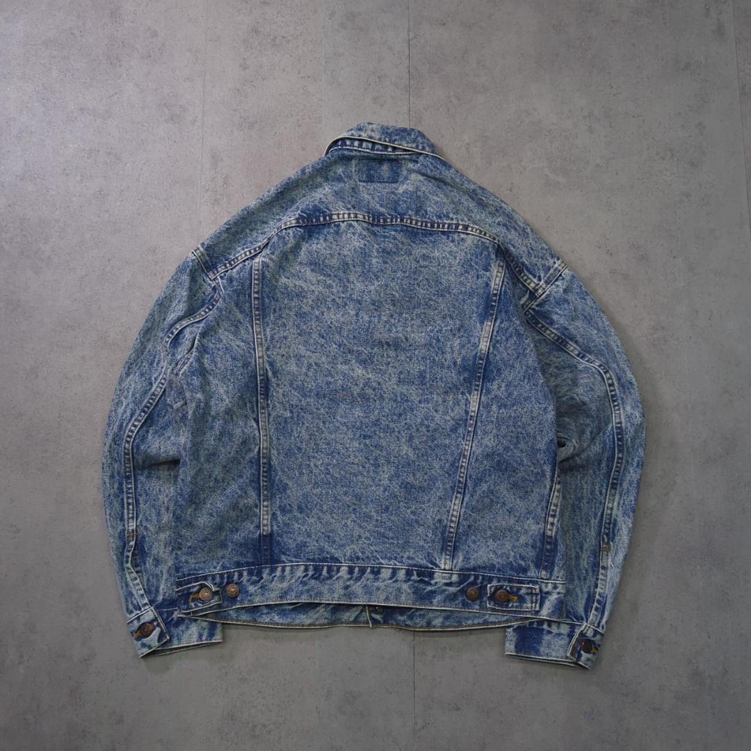 90s USA製 Levi's 70507 L ケミカルウォッシュ デニム