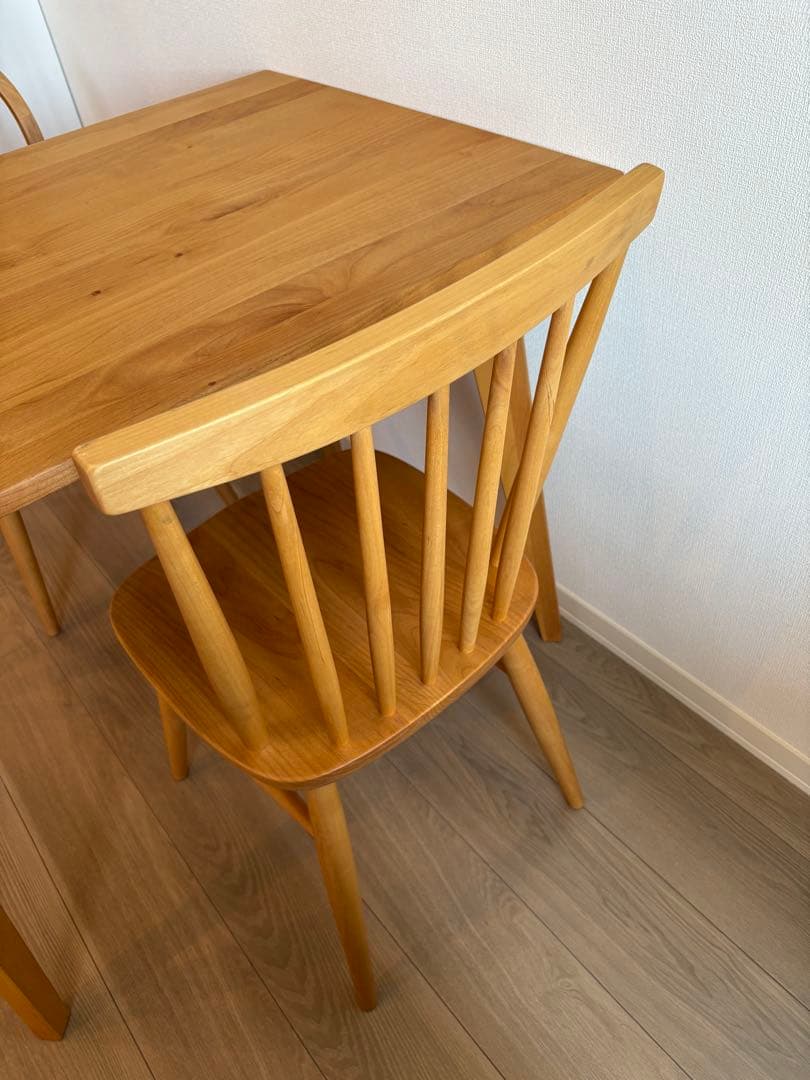 モモナチュラル/ダイニングチェア/アルダー材