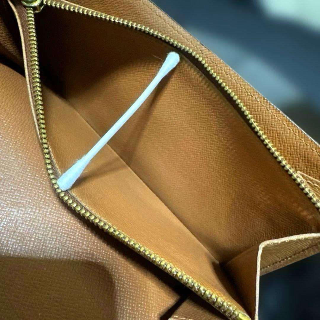 ⑥☆外観美品/優良品☆カード2枚タイプ♪サラ長財布