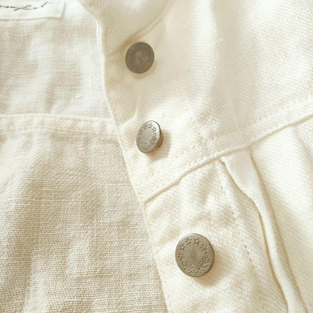 スースースー　リネン　デニムジャケット　40 Lサイズ　完売品　希少