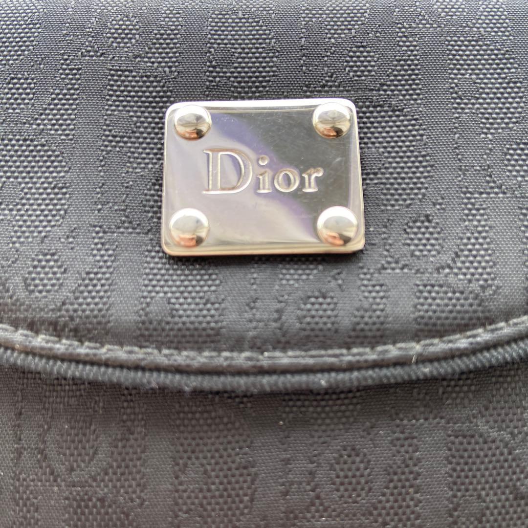 じ*い様 クリスチャンディオール 二つ折り財布 黒