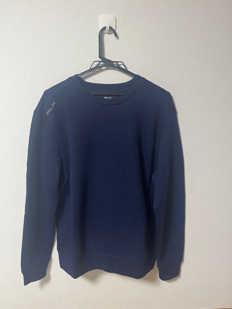 ラルフローレン ゴルフ RLX ネイビー M クルーネックセーター