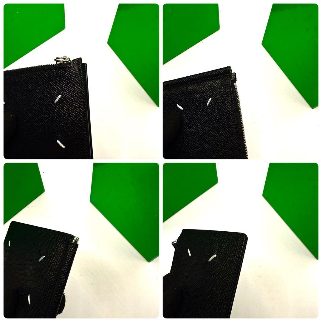 【極美品✨】メゾンマルジェラ マネークリップ 4ステッチ ブラック