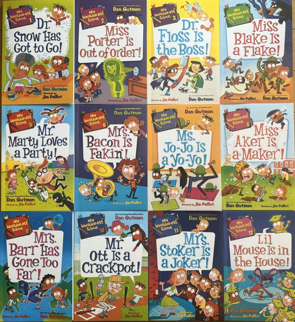 My weird school シリーズ1-5絵本69冊　57冊分音源付