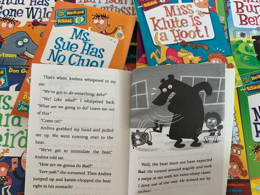 My weird school シリーズ1-5絵本69冊　57冊分音源付