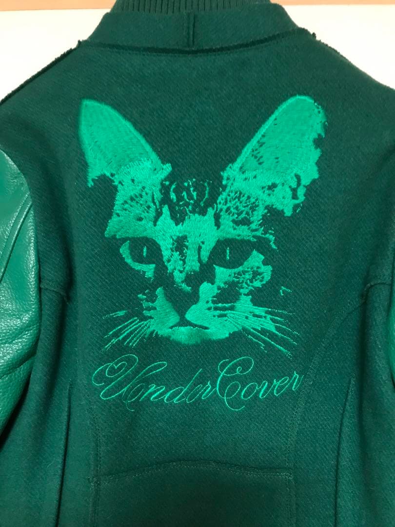 ★レア　undercoverアンダーカバー　猫刺繍　スタジャン