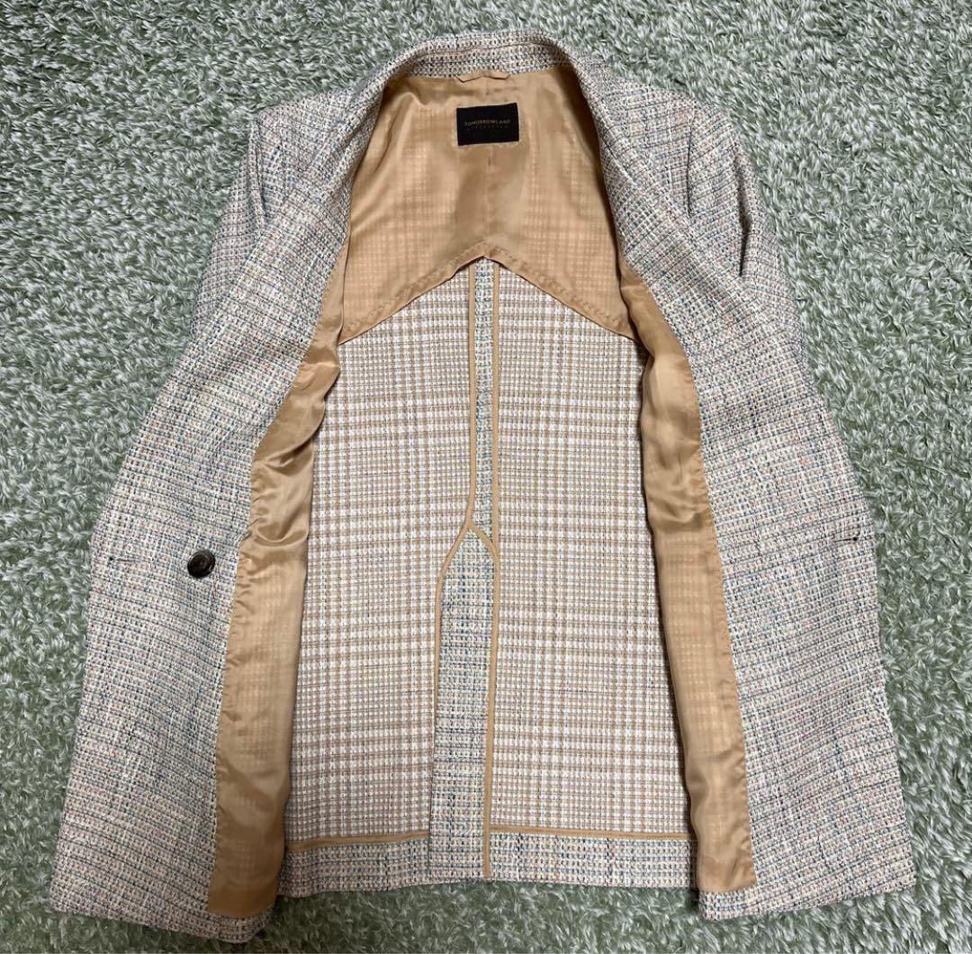 【極美品】 TOMORROWLANDコレクション ツイード ジャケット 36
