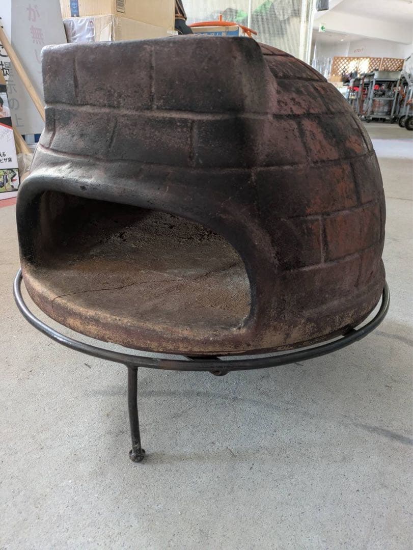 チムニーピザ窯※底にヒビあり