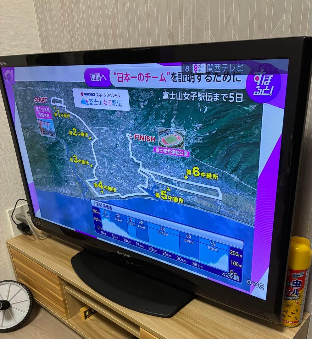 【美品】SHARP LC-40V5 40インチ液晶テレビ　再掲載