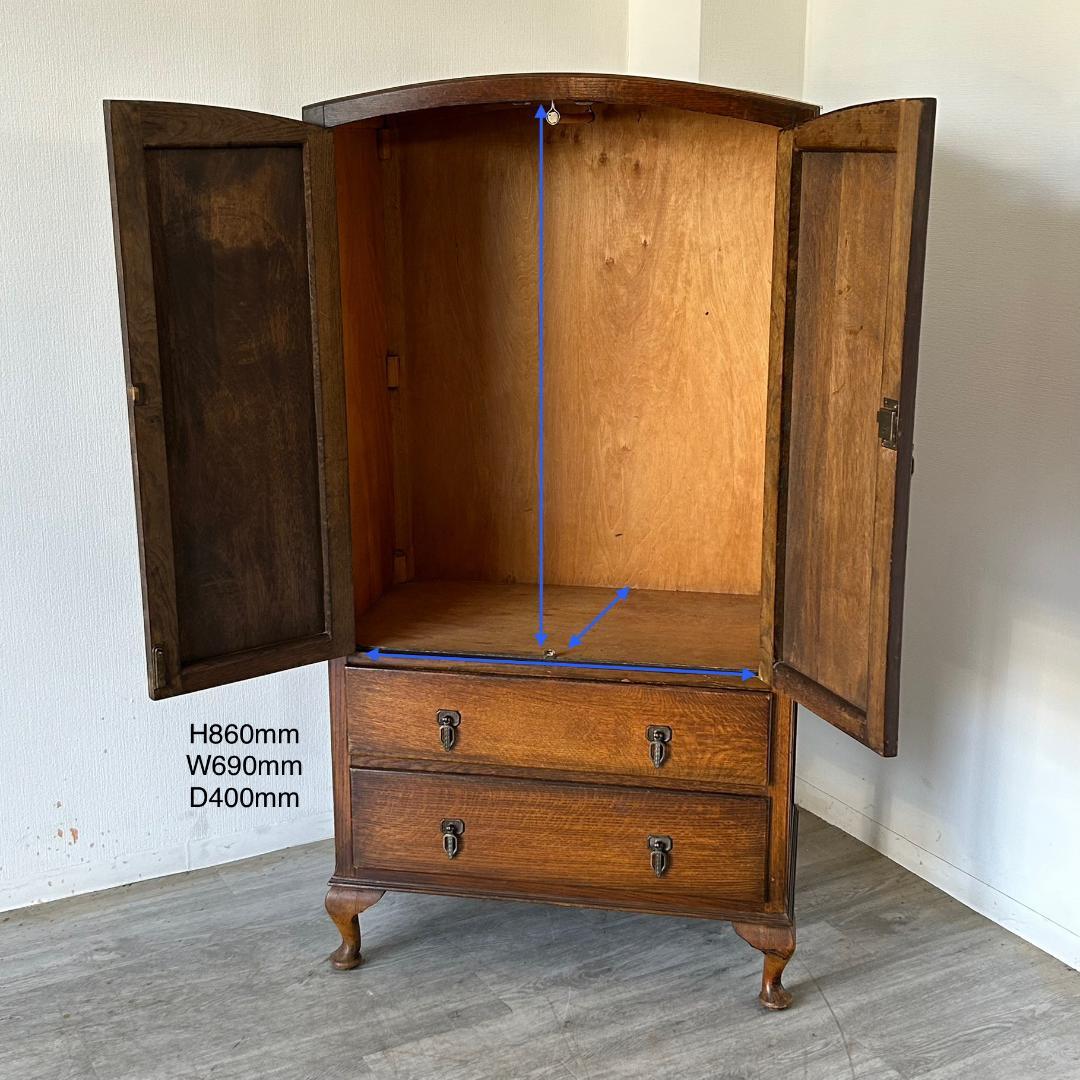イギリス アンティーク　家具 ワードローブ 1930年頃 英国製 521A