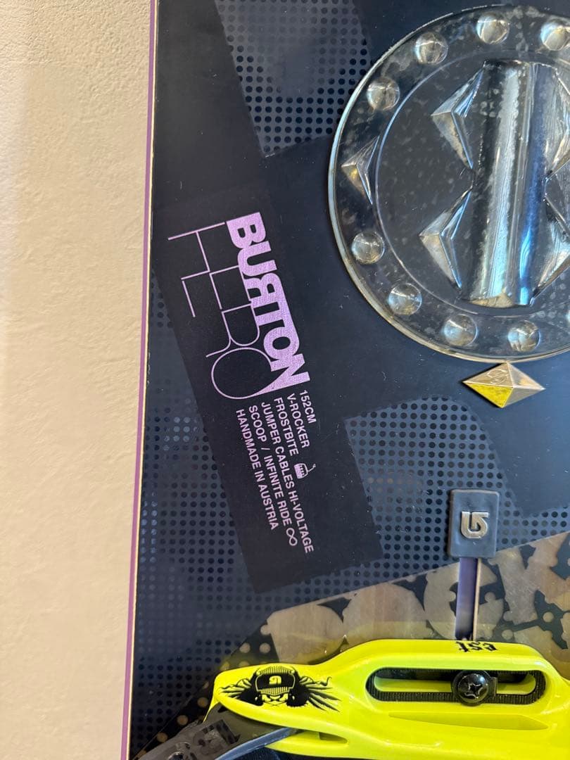 Burton Hero 152cmスノーボード バインディング付き