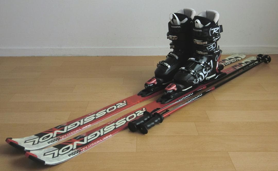 ■■11月限定■■送料無料■ロシニョールメンズスキー4点セット170/28.5■