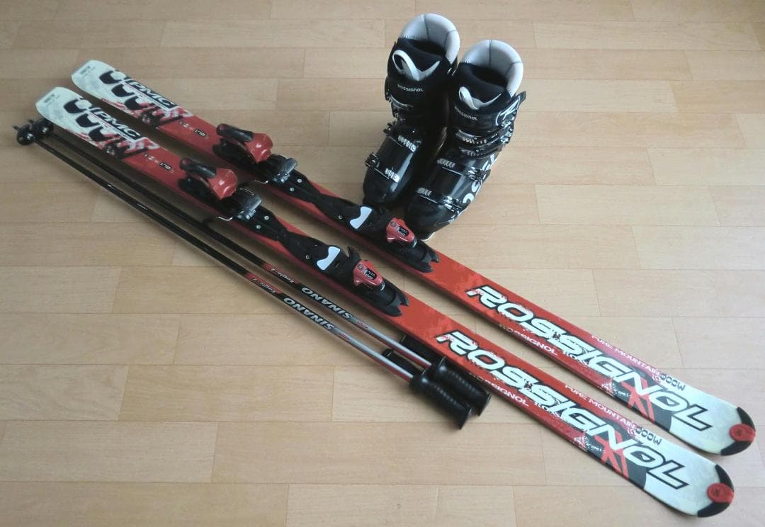 ■■11月限定■■送料無料■ロシニョールメンズスキー4点セット170/28.5■