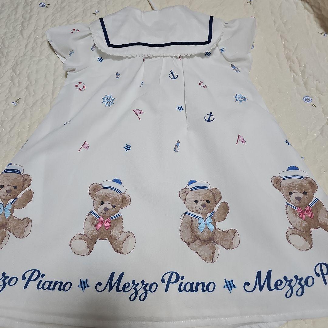Mezzo Piano マリンくま ワンピース 100cm