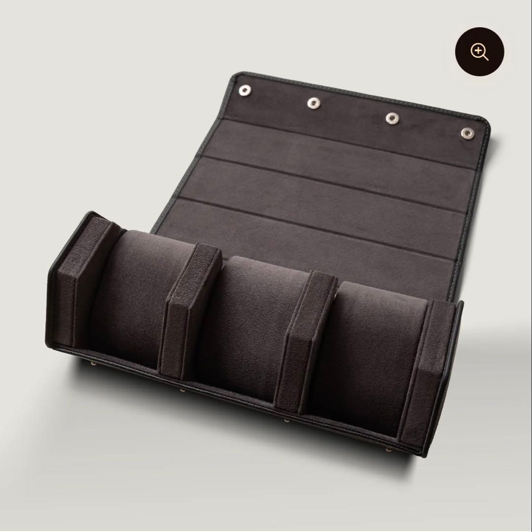 Watch Port ウォッチロール 3本用 エンボスレザー