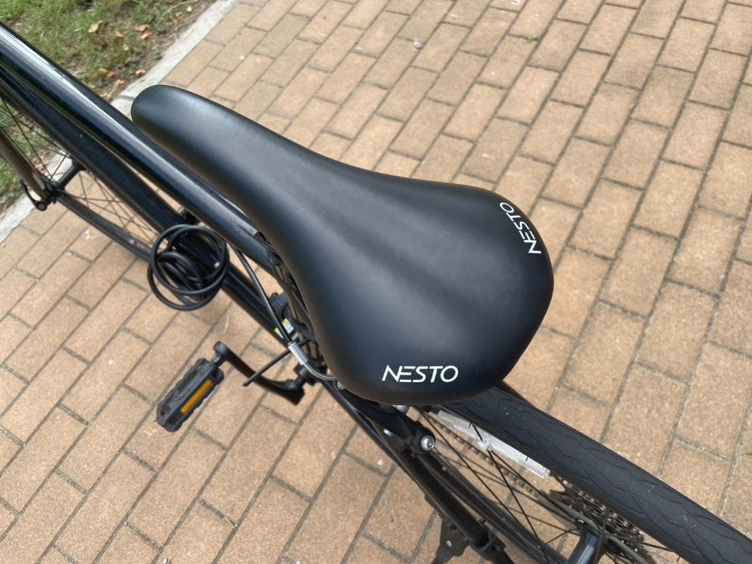 ブラック アルミロードバイク 700C