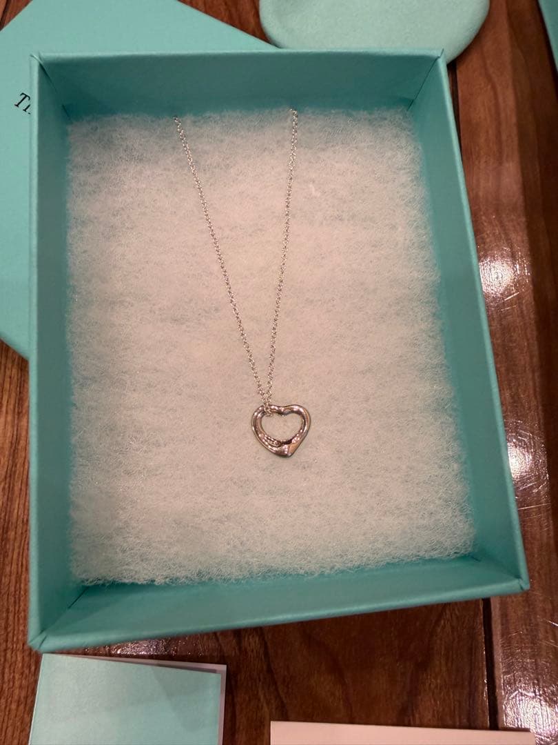 新品未使用 Tiffany オープンハートペンダント 11mm シルバー