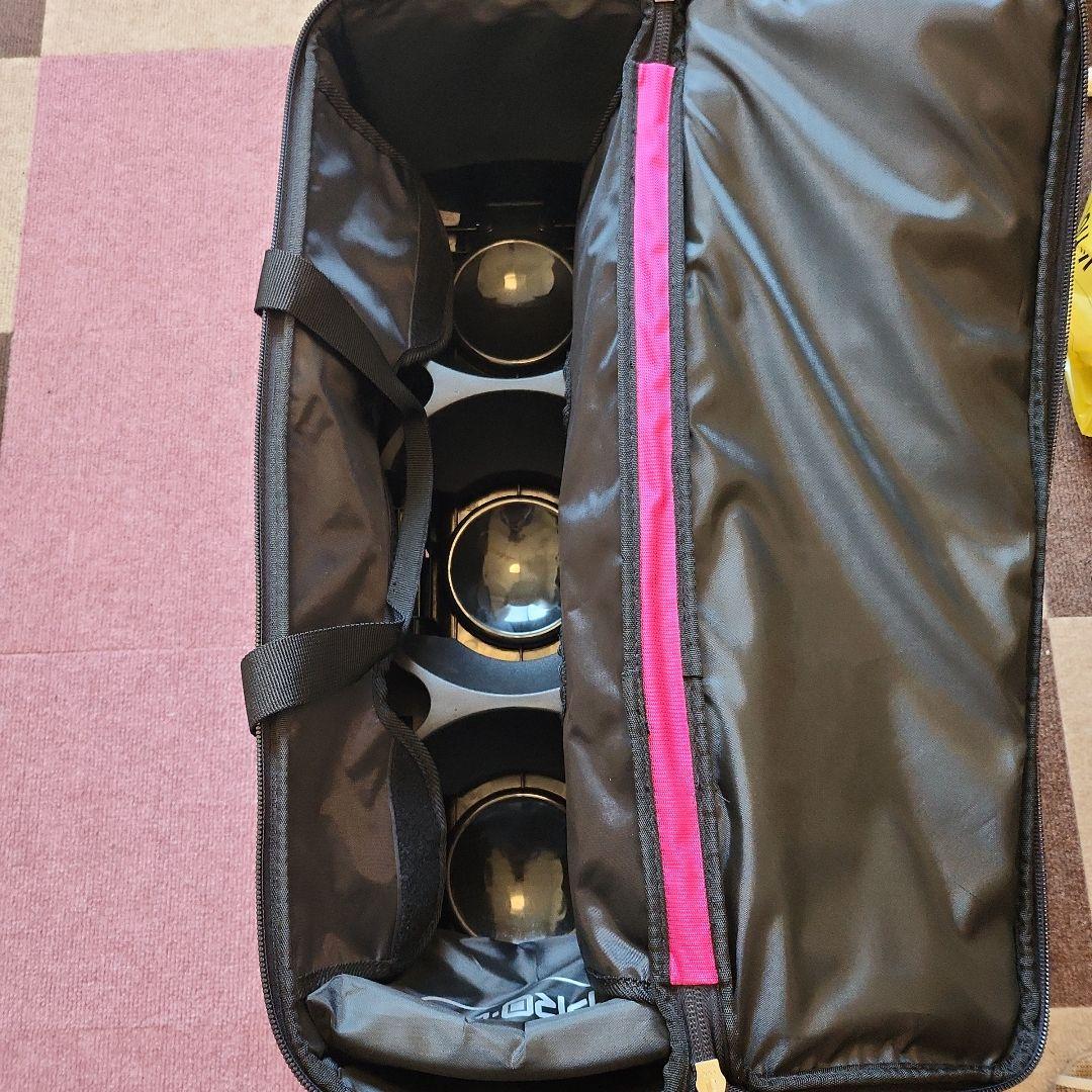 PRO-am ボウリング用バッグ ピンク3つ入り