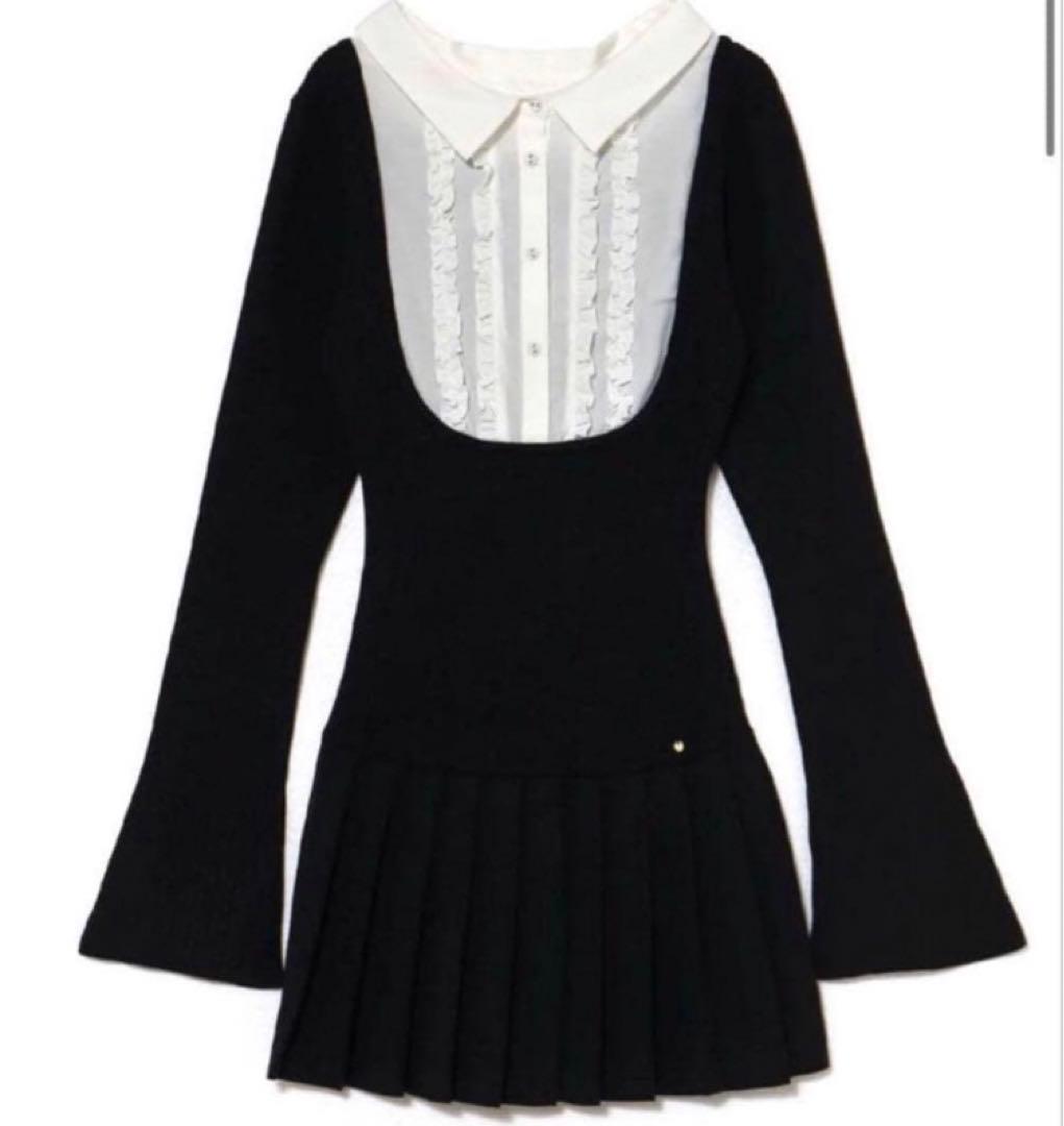 ANDMARY Lotta frill mini dress アンドマリー