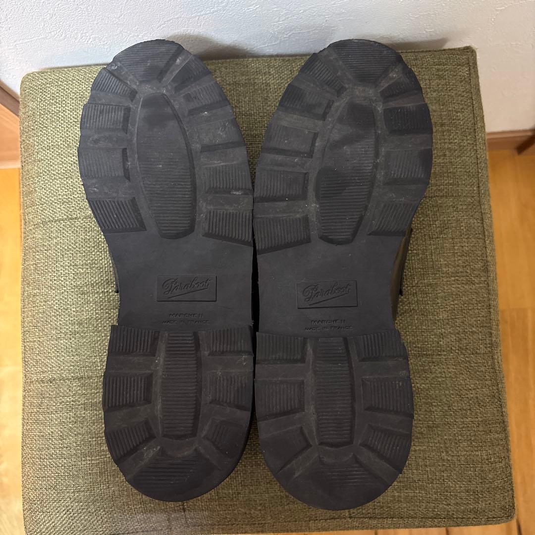 パラブーツ　ランス　ローファー　黒