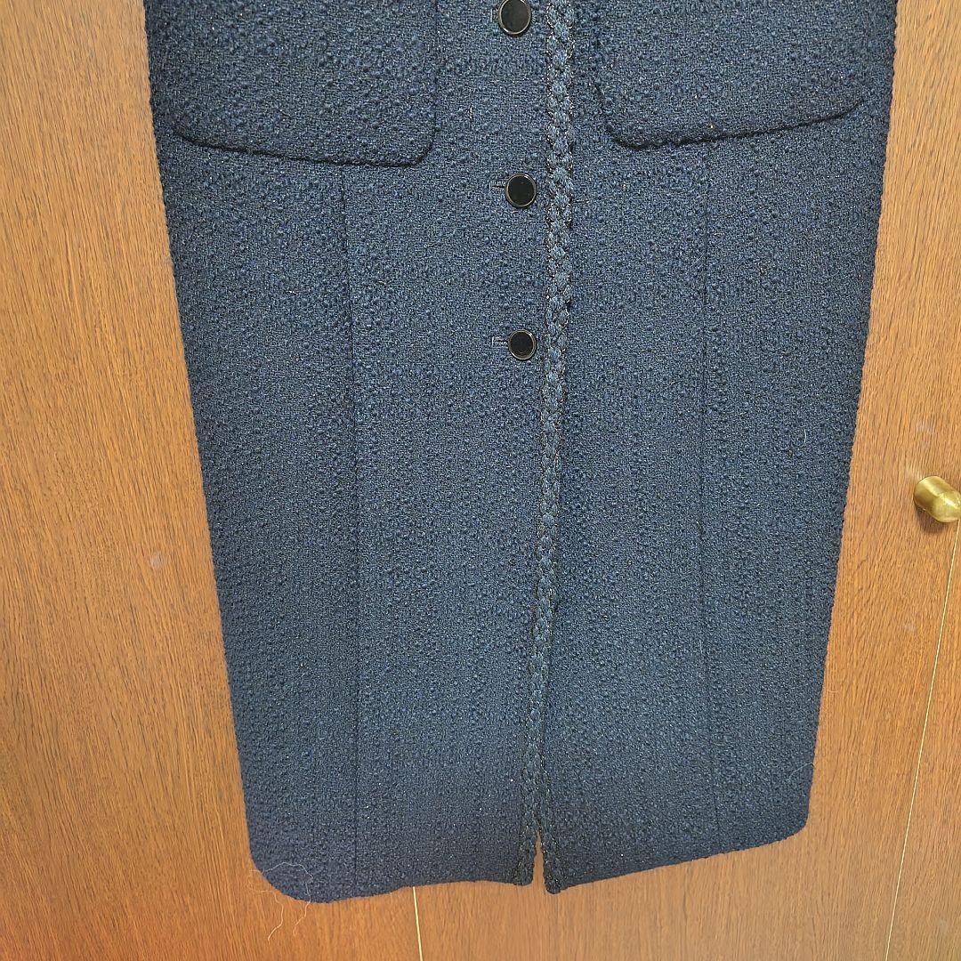 ANAYI　ラメスラブツイードジレワンピース