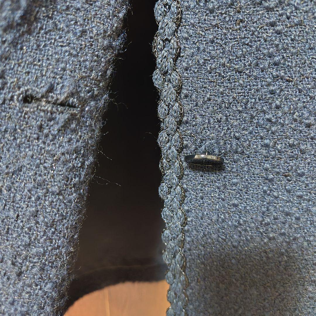 ANAYI　ラメスラブツイードジレワンピース