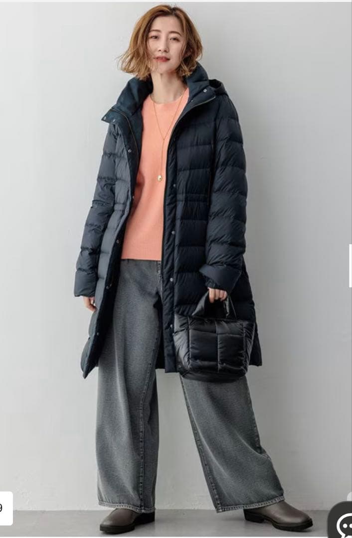 23区【VERY掲載】シレータフタ ロング ダウンコート　今季