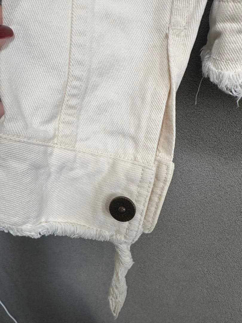 DOLCE&GABBANA ドルチェ&ガッバーナ　ホワイトデニムジャケット