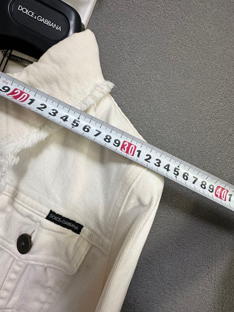 DOLCE&GABBANA ドルチェ&ガッバーナ　ホワイトデニムジャケット