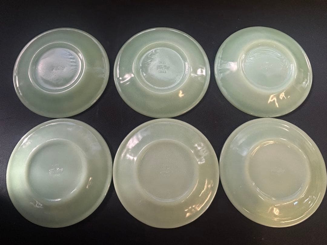 ファイヤーキング　ジェダイプレート6枚セット17cm ヴィンテージ　アメリカ製