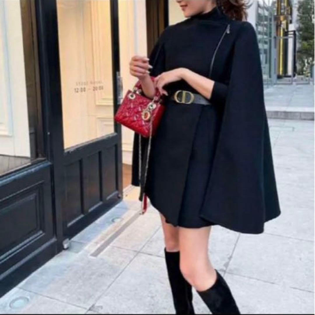 超美品sheller ウールケープコート　アウター