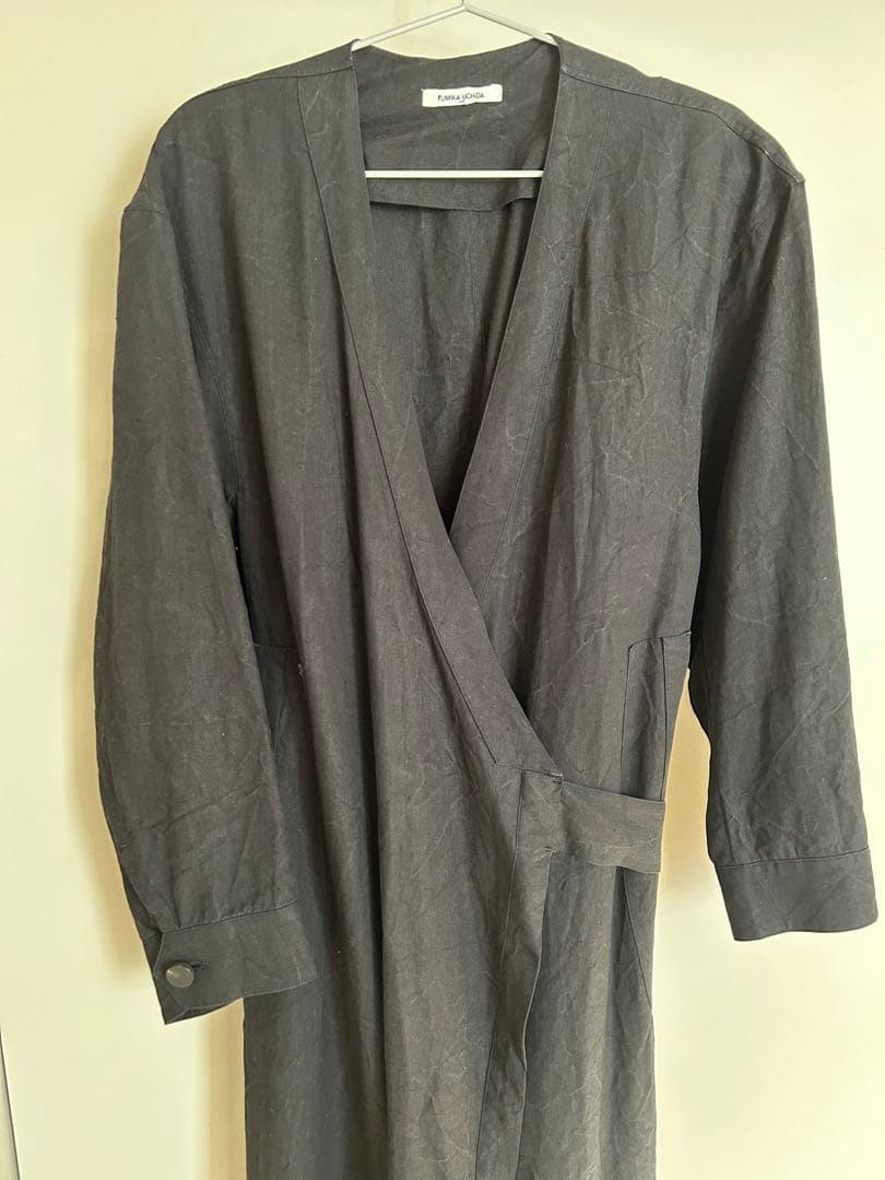 Fumika uchida コート　リネンコート　フミカウチダ　ウチダフミカ