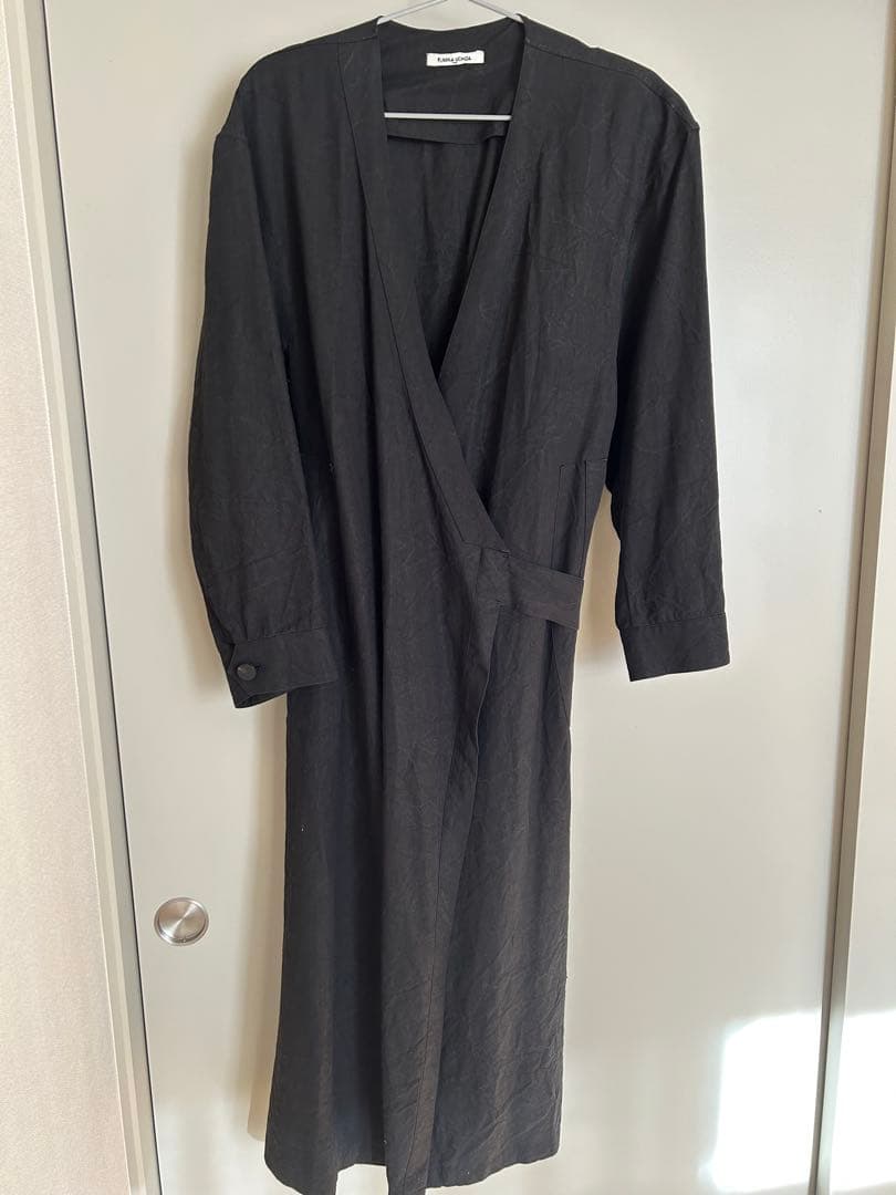 Fumika uchida コート　リネンコート　フミカウチダ　ウチダフミカ