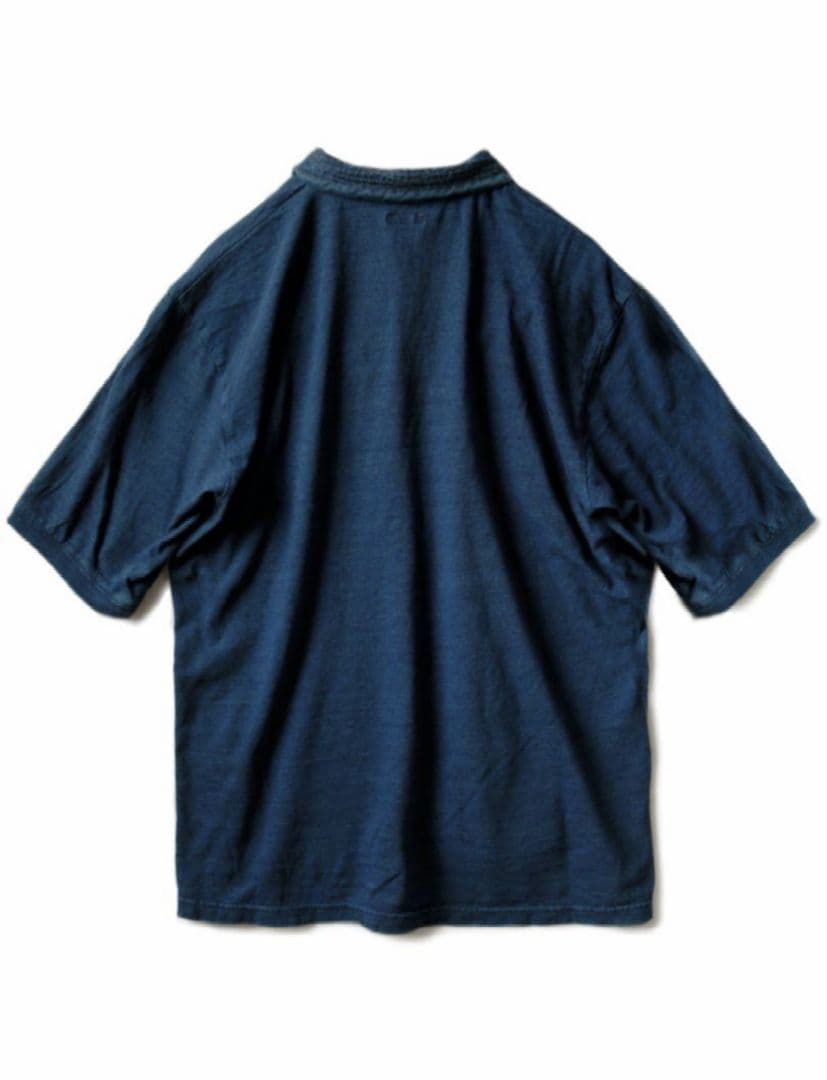 新品タグ付　KAPITAL キャピタル　刺し子インディゴポロシャツ