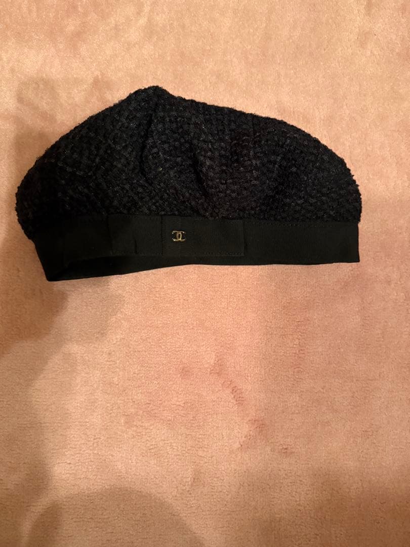 専用　1点もの　美品　CHANEL ツイード ベレー帽
