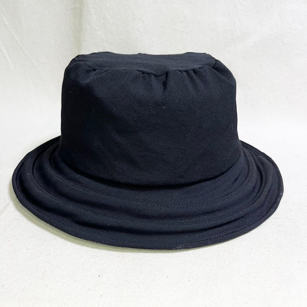 yohji yamamoto POUR HOMME黒 ツバワイヤー入り ハット
